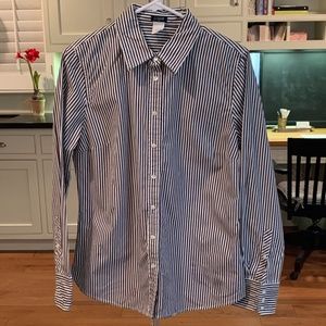 J.Crew Striped Long Sleeve Button Down